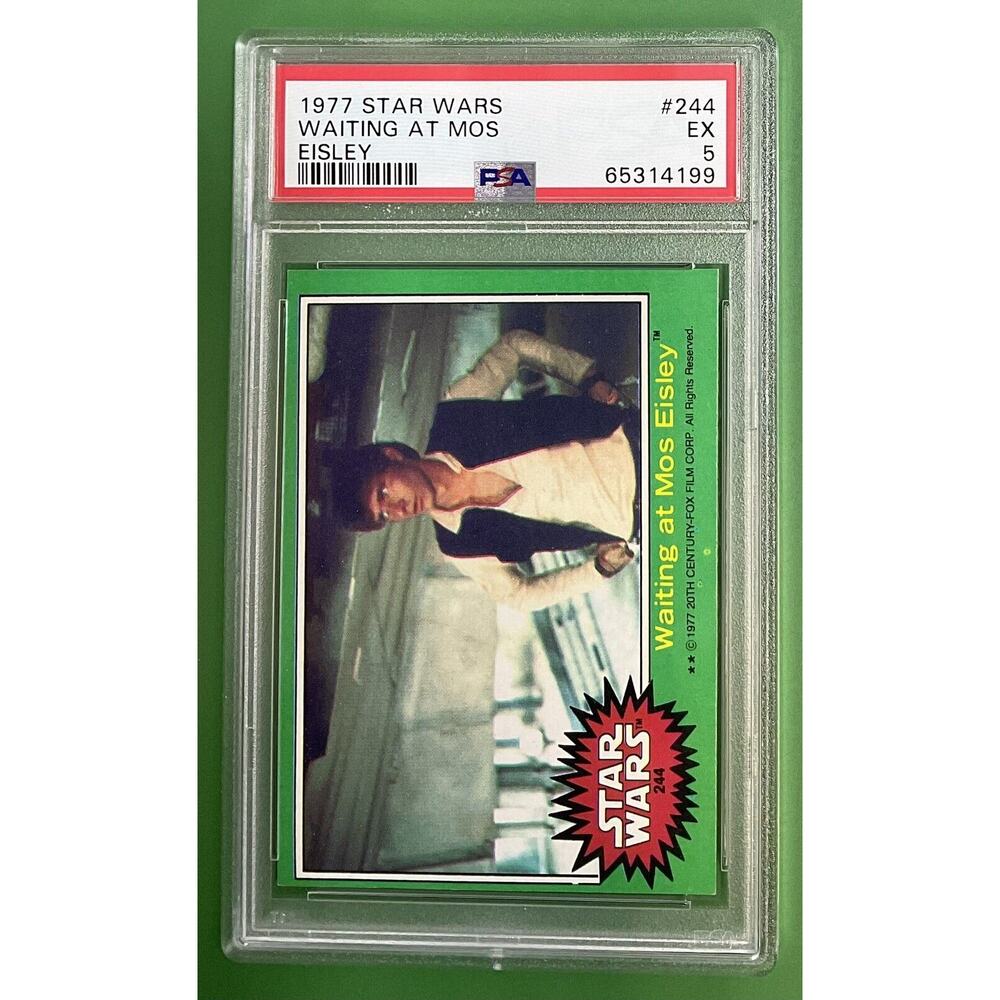 Star Wars 1977 Waiting at Mos Eisley #244 PSA 5 CERT#65314199